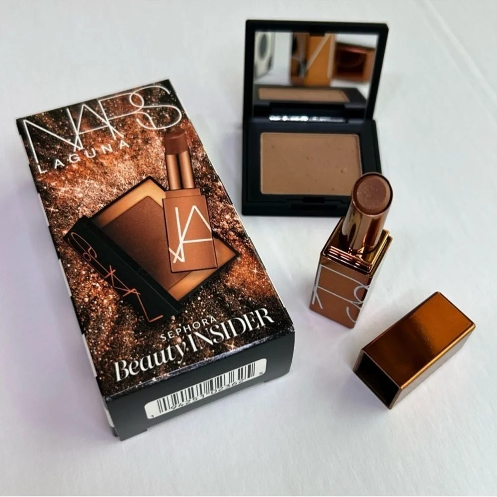NARS Laguna Bronzer and Lipstick Set - Brown